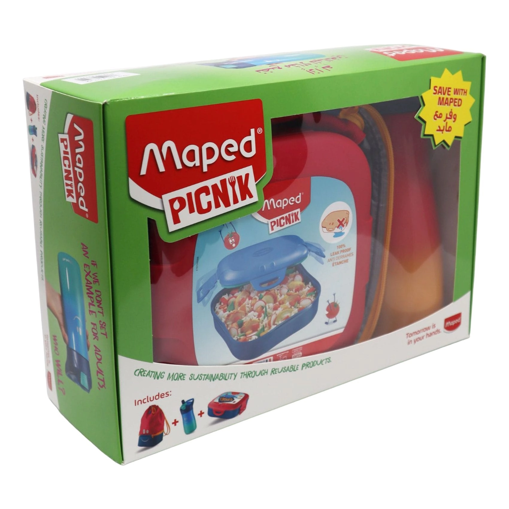 Picnik Origins Lunch Bag - Turquoise Combo Set