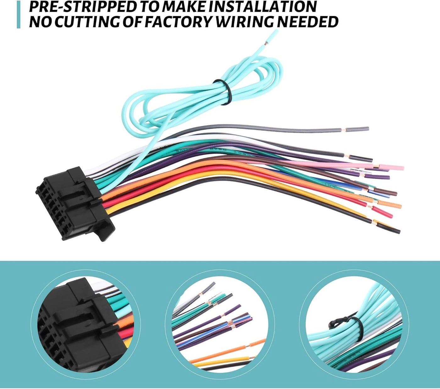 Car Stereo Power Speaker Wire Harness - Pioneer/Premier