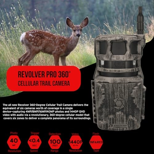 Revolver 40MP Pro + Sol-Pak Solar Battery Pack + Ultra SDHC UHS-I Memory Card - 32GB + Hi-Speed SD USB 2.0 Card Reader