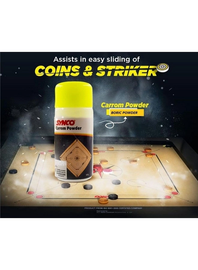 Carrom Board Powder - Set of 2 60gram Each