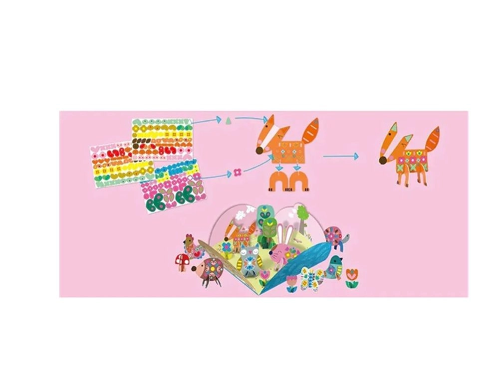 Stick N Play Series Kit - Secret Garden - 3+ years 8 pieces