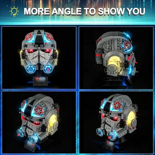 LED Light Kit for LEGO at-at Driver Helmet 75429