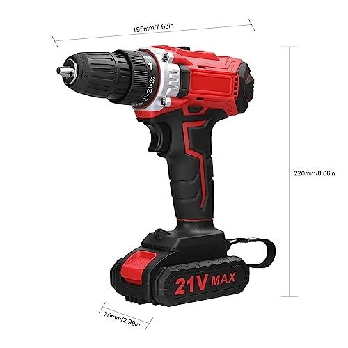 Multifuctional Electric Drill - 21V Brushless Motor