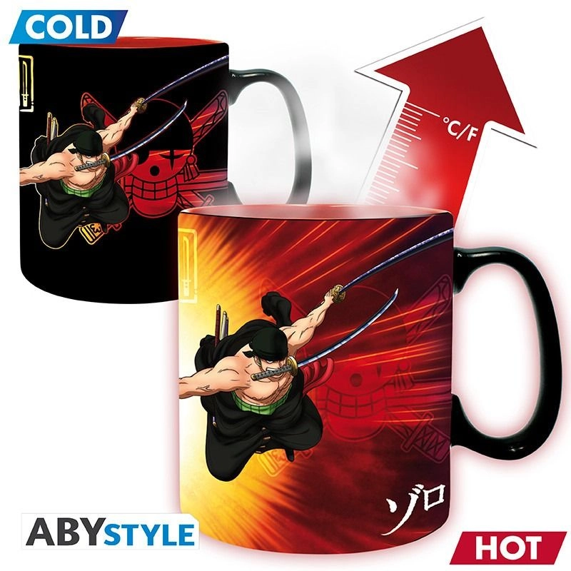 One Piece Zoro & Sanji Mug - Heat Change - 460 ml