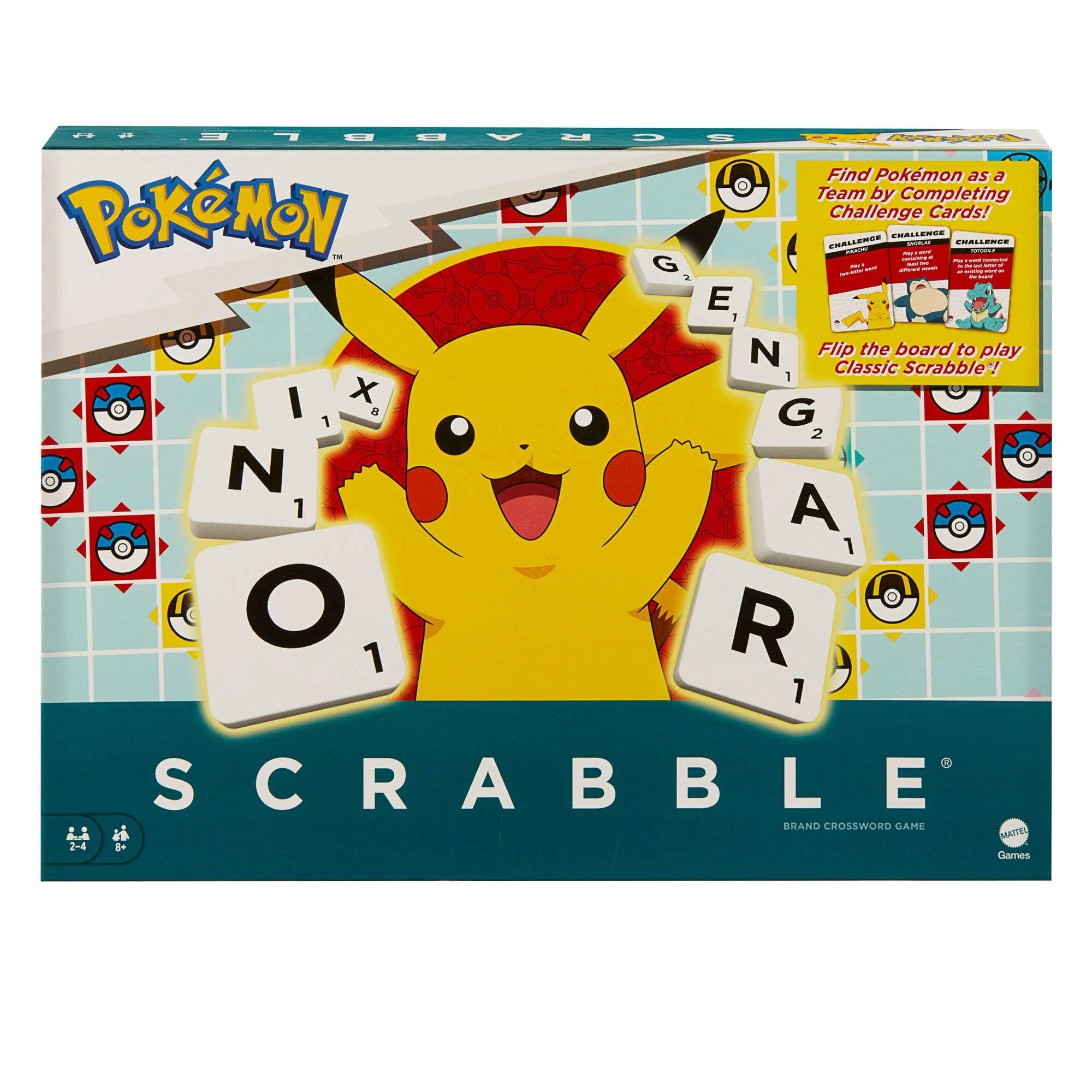 Mattel Games Scrabble Pokemon