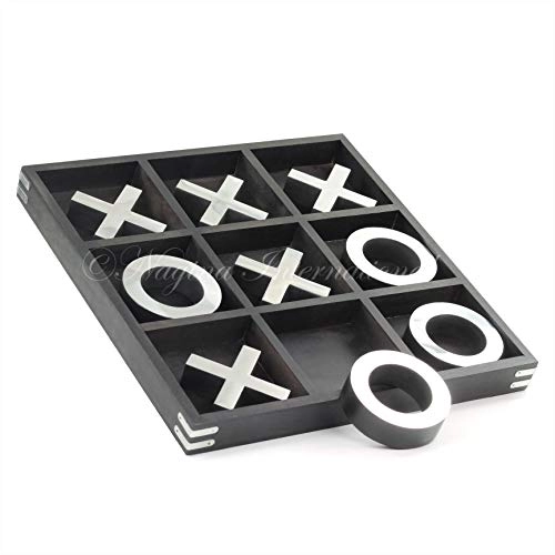 Tic Tac Toe - Mango Wood Black