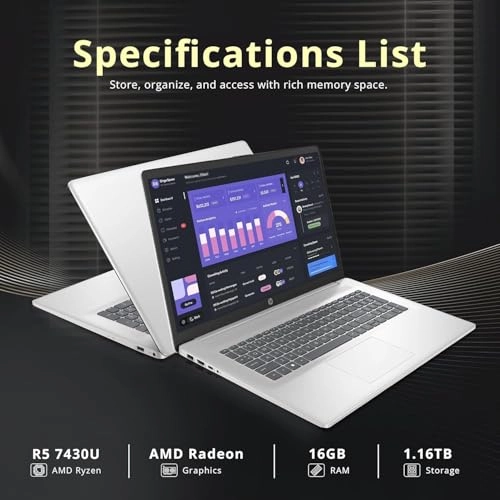 Laptop 17 - 17.3'' 1TB SSD 32GB Ryzen 5 7430U