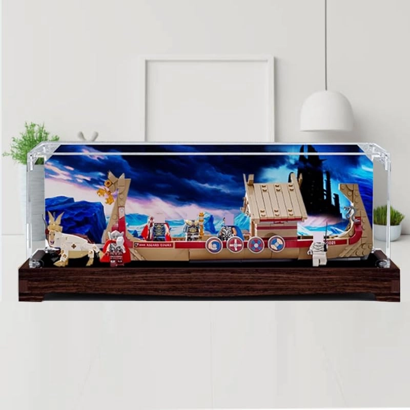 Display Case for LEGO The Goat Boat 76208 - Acrylic