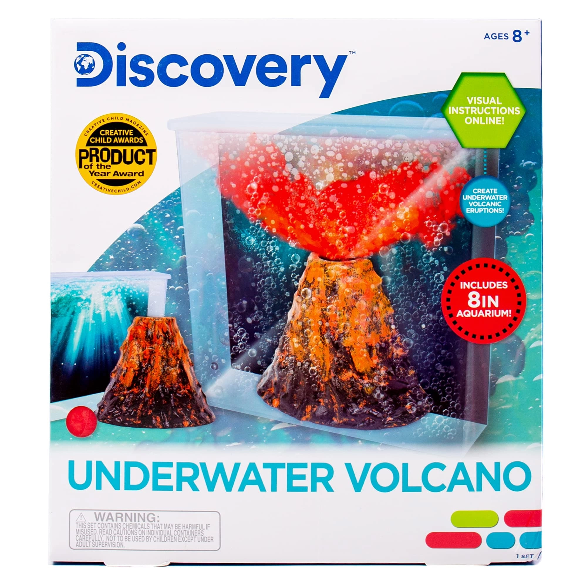 Discovery Paper Under Water Volcano Science - 8 years+ 2 pieces