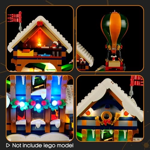 LED Light Kit - Plastic 1 for LEGO Santa's Post Office 10339