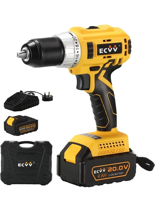 ECVV Cordless Drill Driver Kit - 4000 Ampere-hour