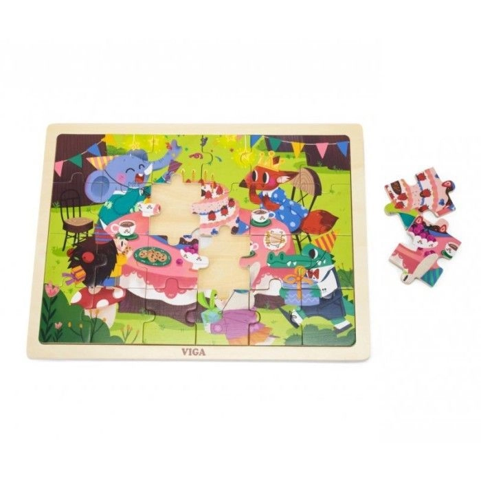 Birthday Party Wooden Puzzle (SW-44644) - 24 pcs