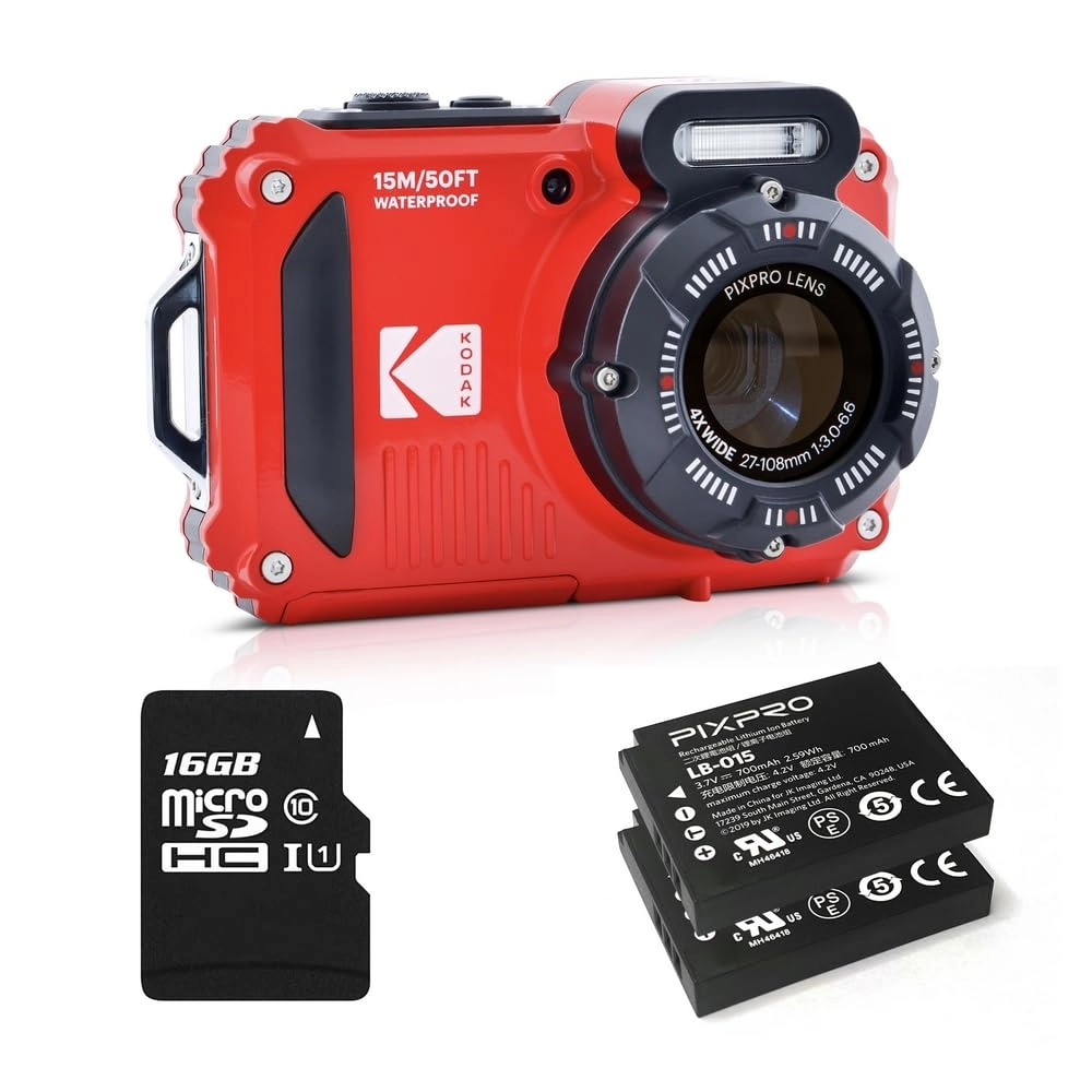 Kodak WPZ2 + Battery + MicroSD Card
