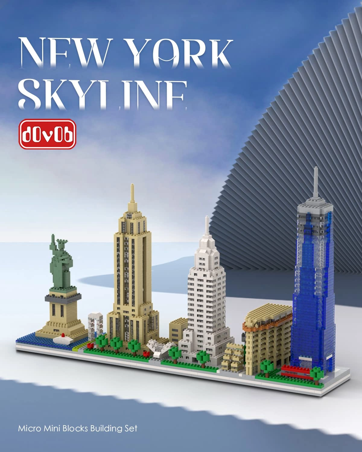 New York Skyline Micro Mini Blocks - 3048 pcs