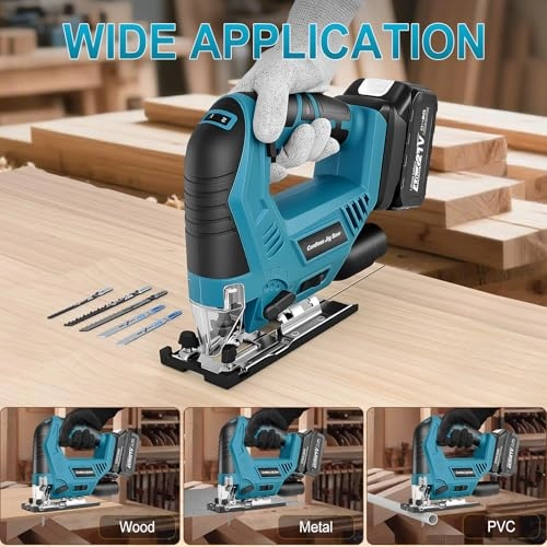 Cordless Jig Saw - 800 watts 21V 4.0Ah