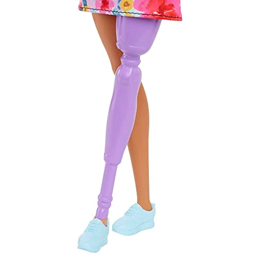 Barbie Fashionistas - #189 Pink Hair Prosthetic Leg Ages 3+