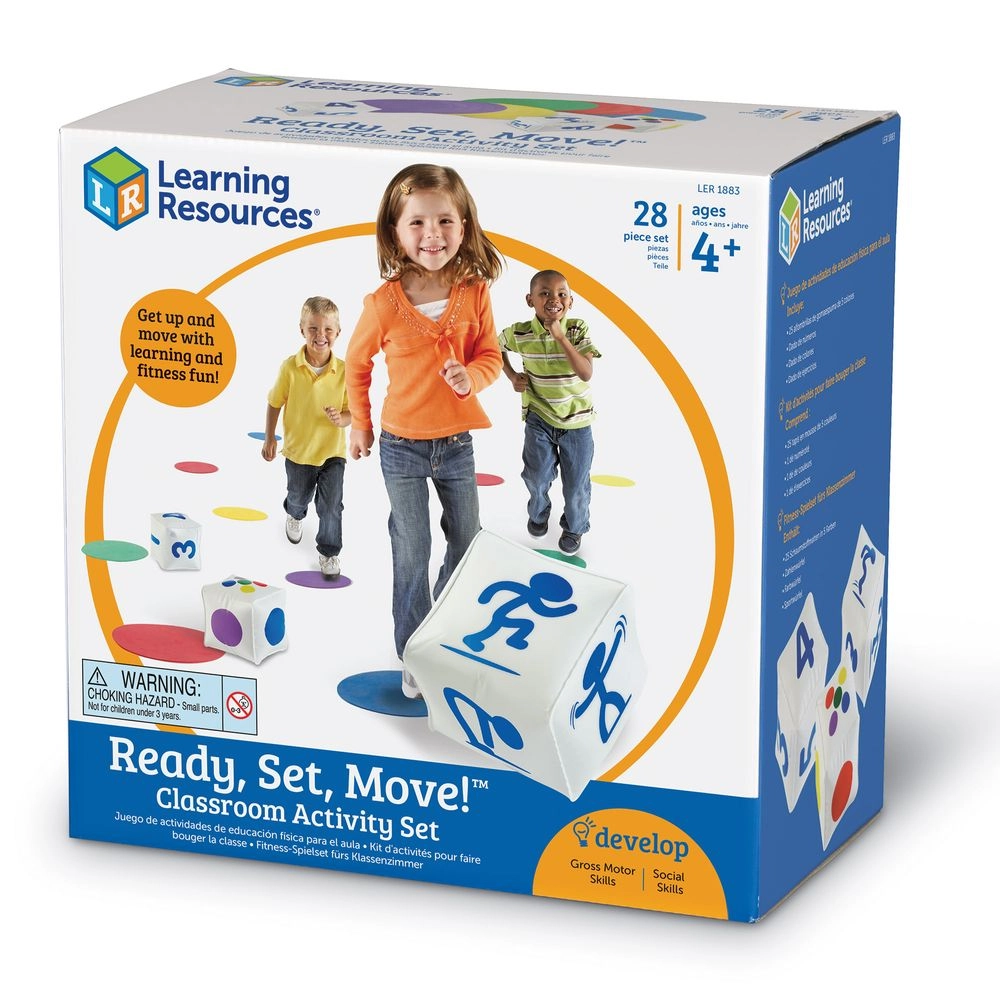 Ready, Set, Move Classroom Activity Set - Suitable for 4 years and above 28 Pcs