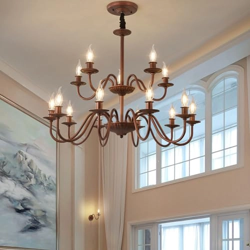 Creative Concise Glass Chandeliers - E14 4 Head 40*55cm