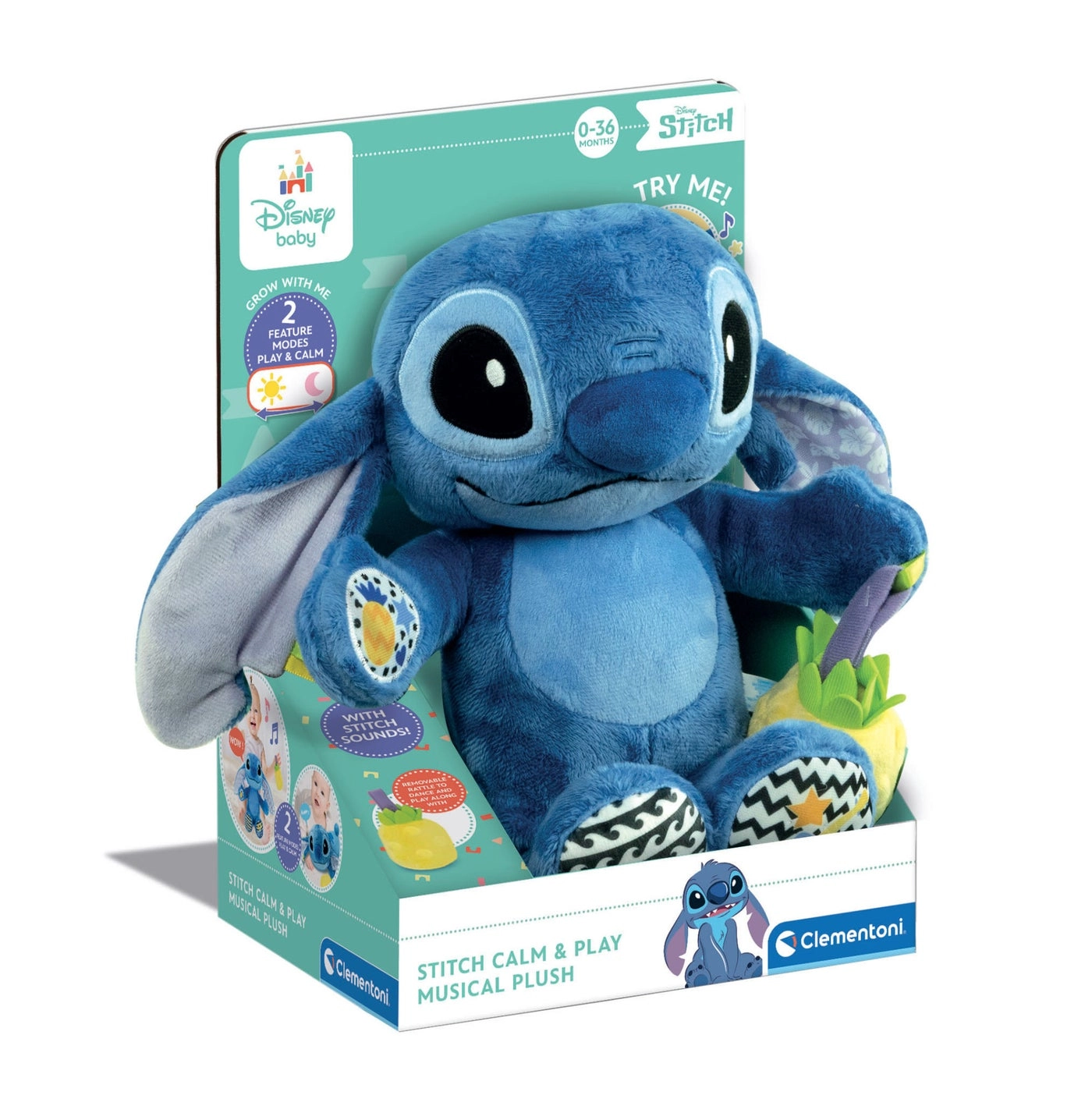 Clementoni Stitch 39.5 cm Plush Musical