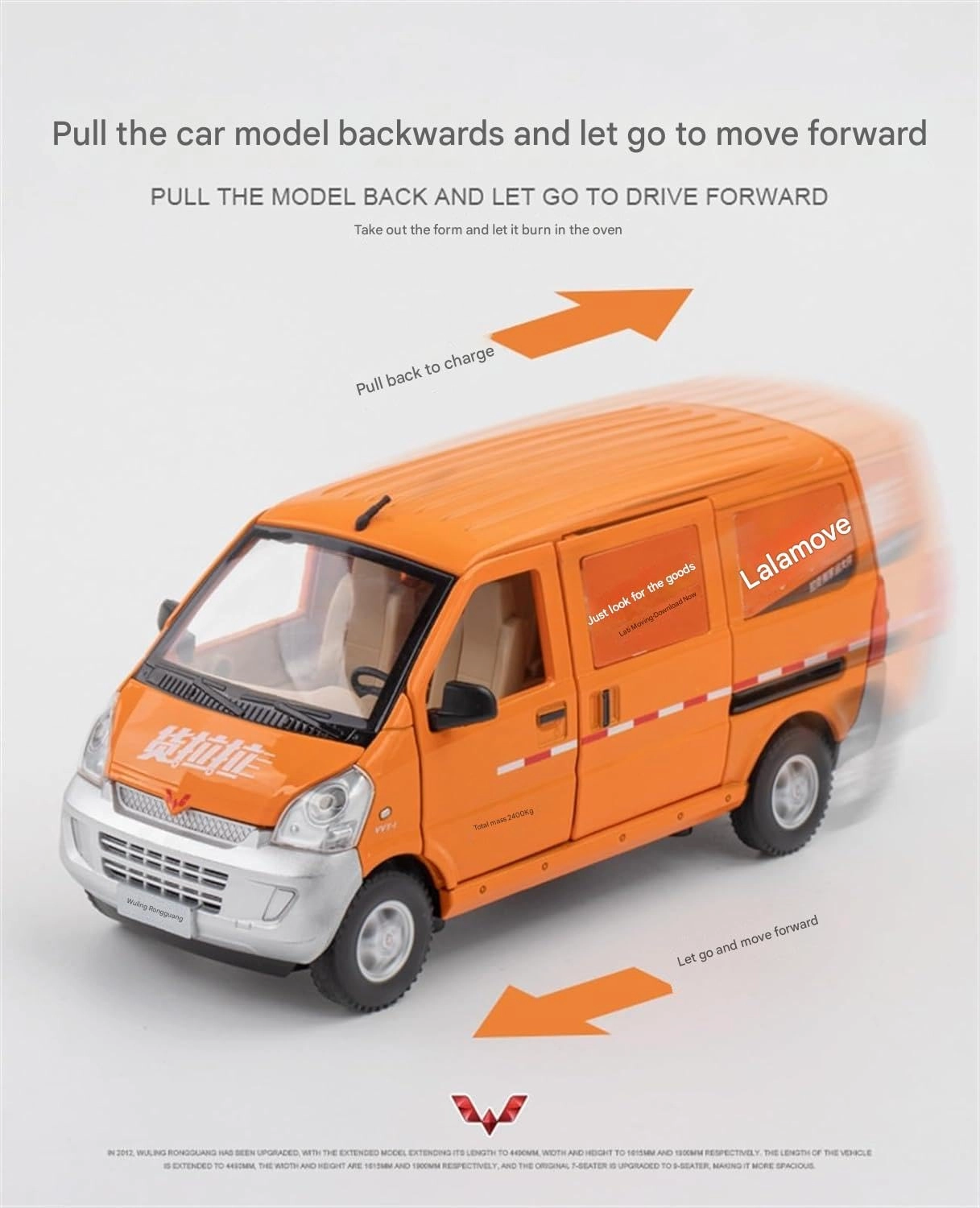 Wuling Van Modified - 1:24 1 pcs