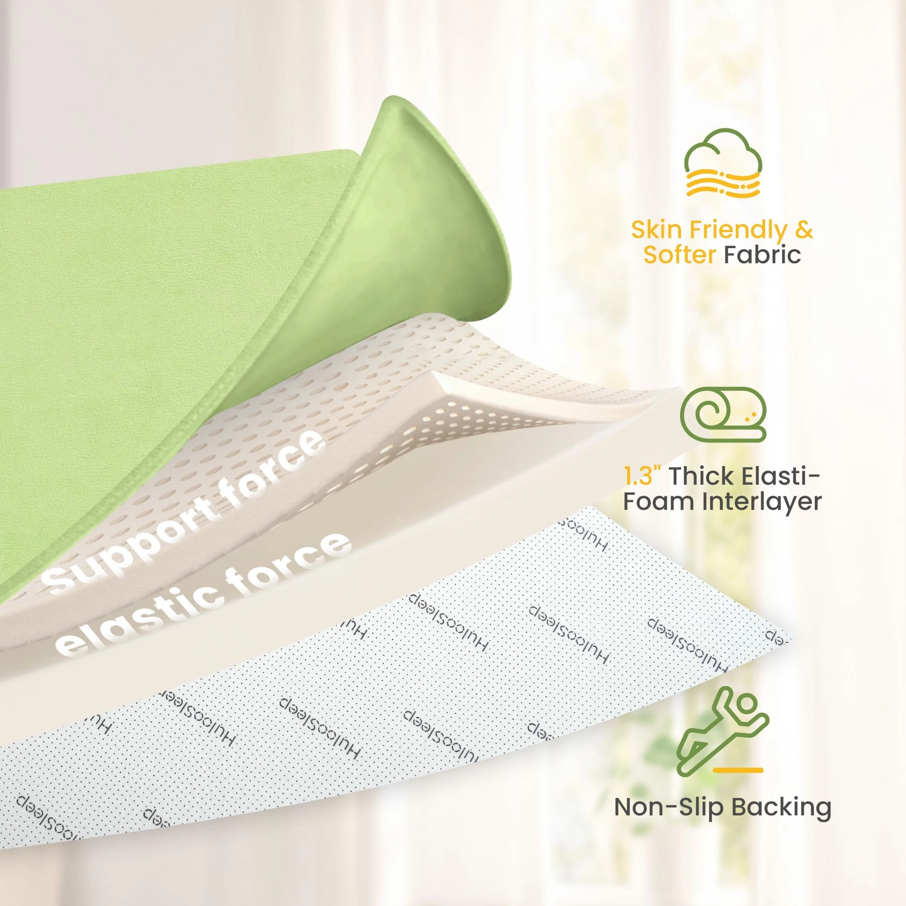 Baby Activity Play Mat - 79"x118" 1.3" Thick Cream