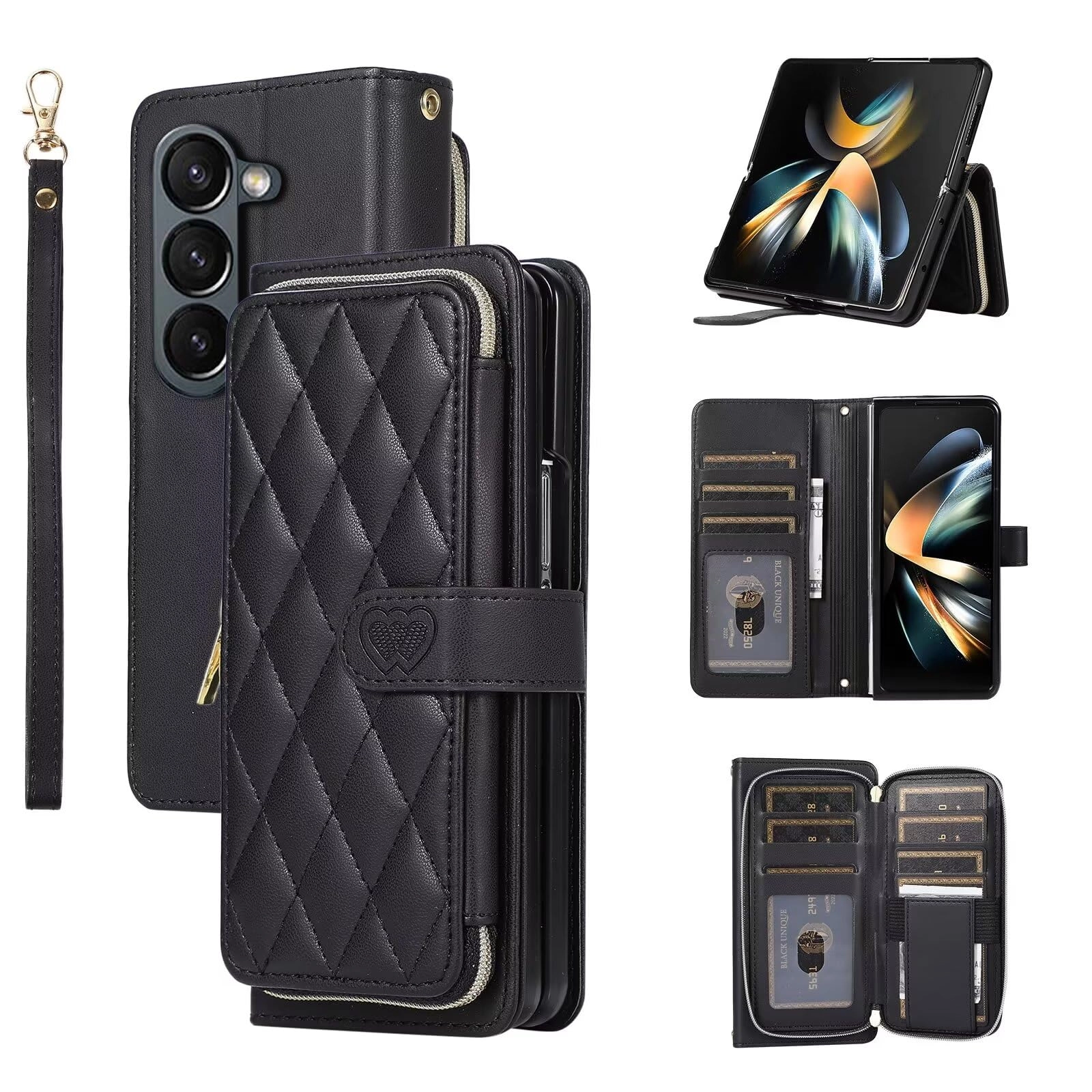 Miagon Case for Samsung Galaxy Z Fold 5