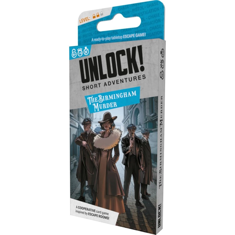 Space Cowboys Unlock!: Short Adventures 9 The Birmingham Murder - Card Game