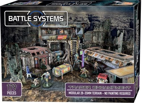 Battle Systems Modular Tabletop 3D Gaming Sci-Fi Terrain - 179 pieces 28mm-35mm Starfinder Warhammer 40,000 Stargrave Deadzone Aliens Star Wars