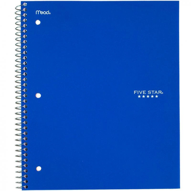 Notebook 8.5 X 11 Spiral - Grid 100 Sheets