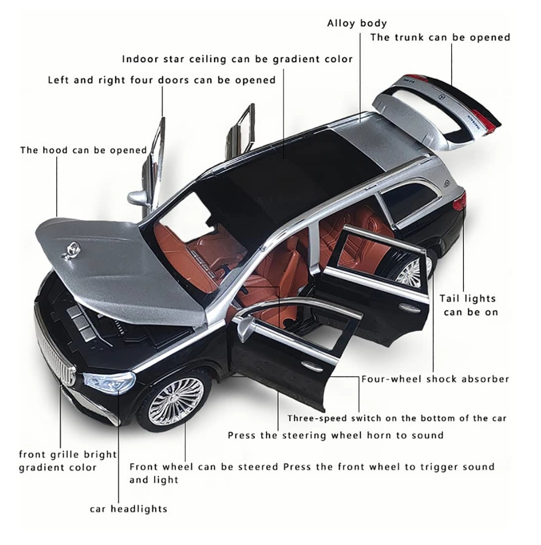 MAYBACH GLS600 - 1:24 1pcs