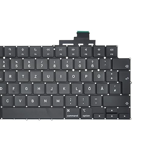 German QWERTZ Keyboard + Keyboard Screws + Screwdriver - DE Wired