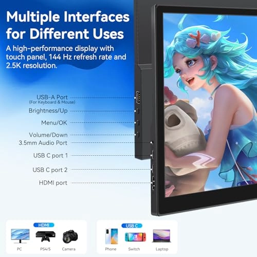 HD-16TS144HZ-2K - 16 Inches 2560x1600