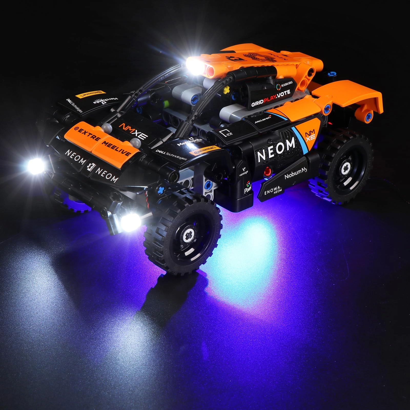 cooldac LED Light Kit for LEGO NEOM McLaren Extreme E Race Car 42166