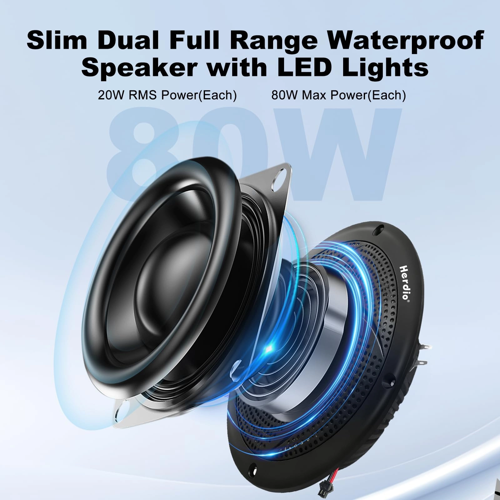HMS-XLT-WH - 5.25-INCH 160-WATT