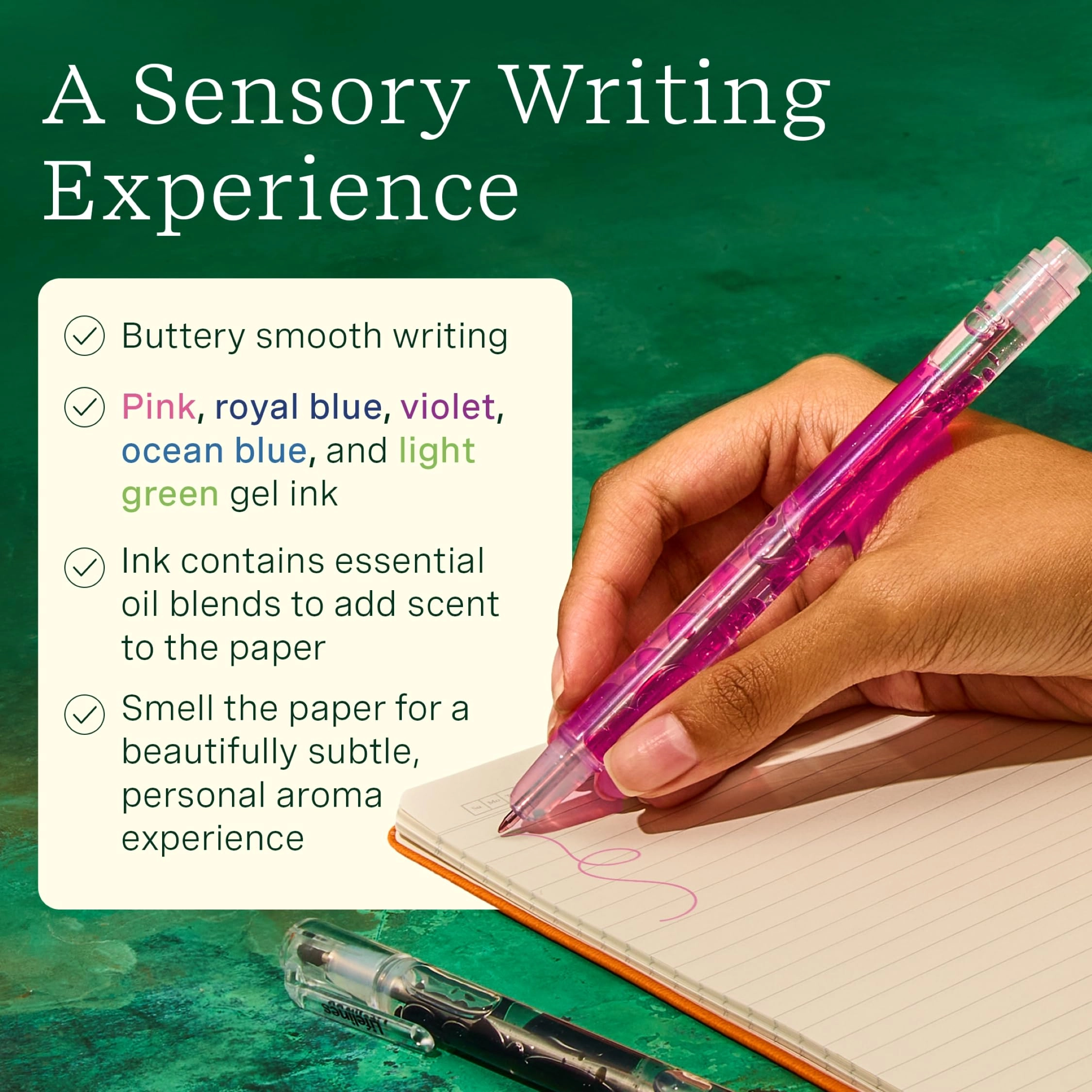 Scented Lava Gel Pen - 5-Pack 0.5mm