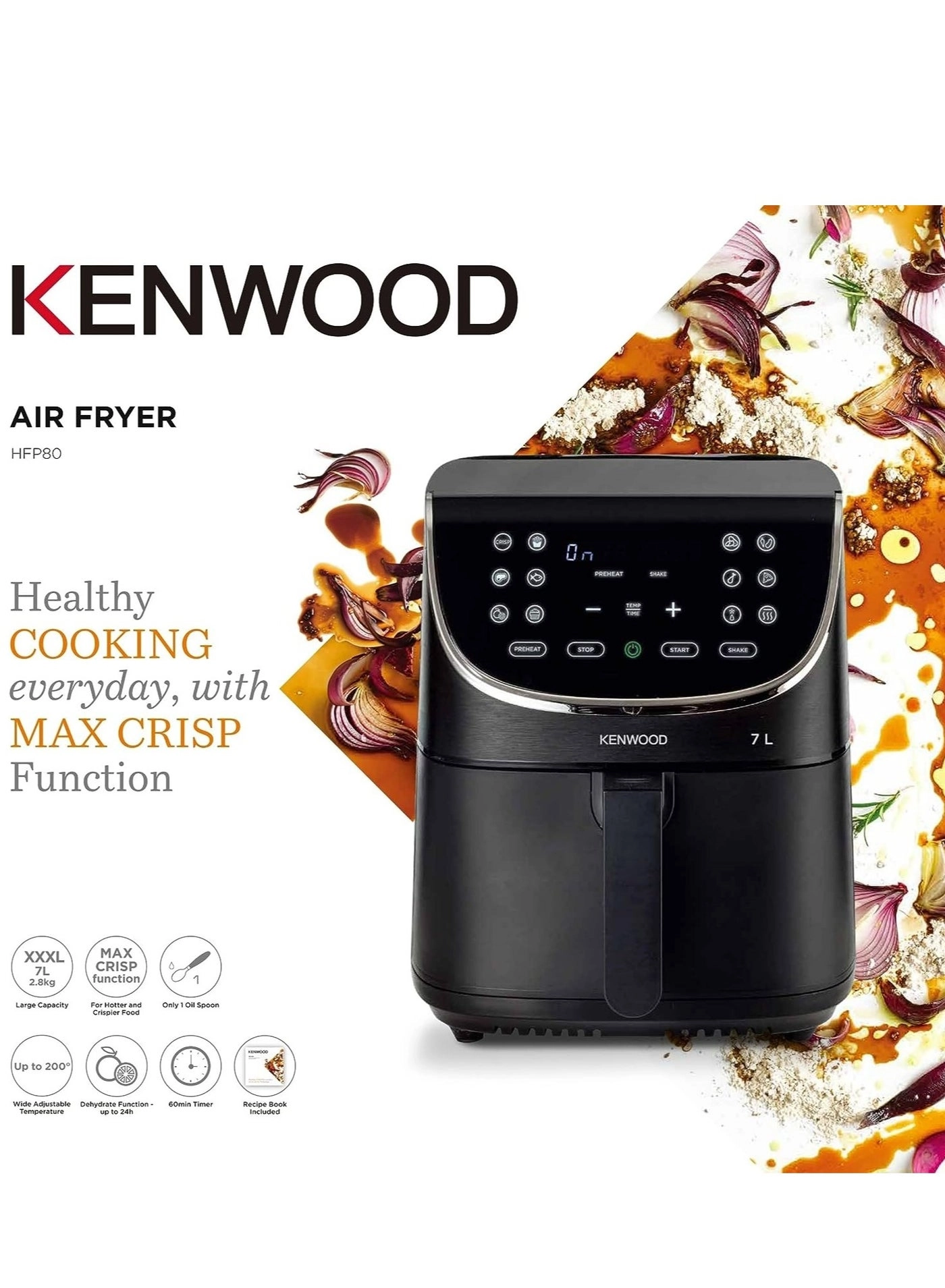 Digital Air Fryer HFP80.000BK