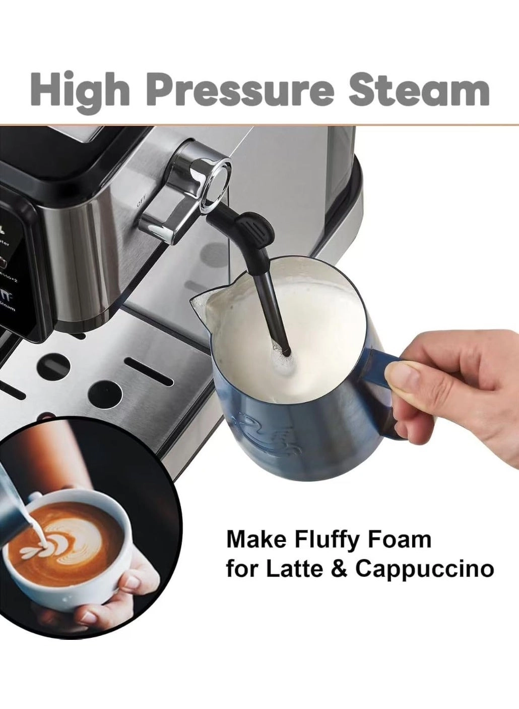 WTR-3010 - Milk Frother Semi-Automatic