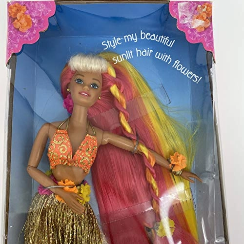 Barbie Hula Hair - Pink & Gold Ages 15+