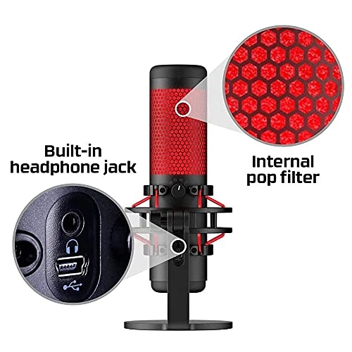 Hy-per X Quadcast 3.5mm-Mini-Jack Microphone