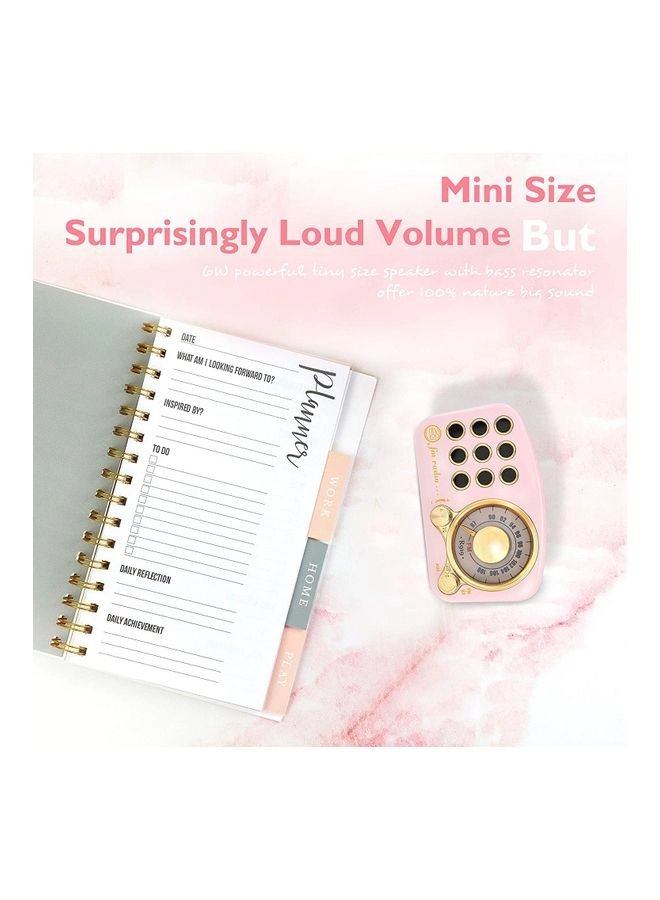 Vintage Walnut Wood Bluetooth Speaker Radio - Bluetooth