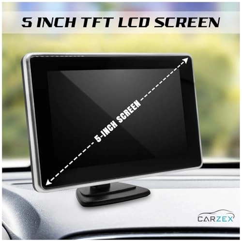 TFT LCD Dashboard Rear View Monitor - 5 Inches