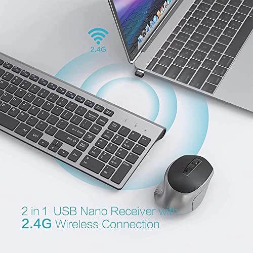 J Wireless Keyboard Mouse Combo - Wireless