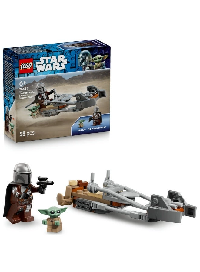 LEGO Star Wars The Mandalorian & Grogu’s Speeder Bike (75436)