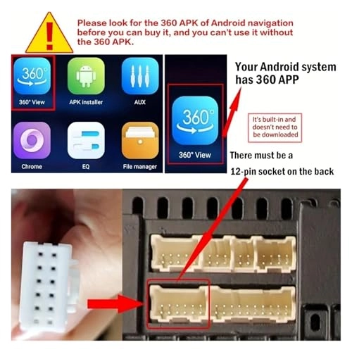 Rear View Parking Camera - Night Vision 1080p/720p