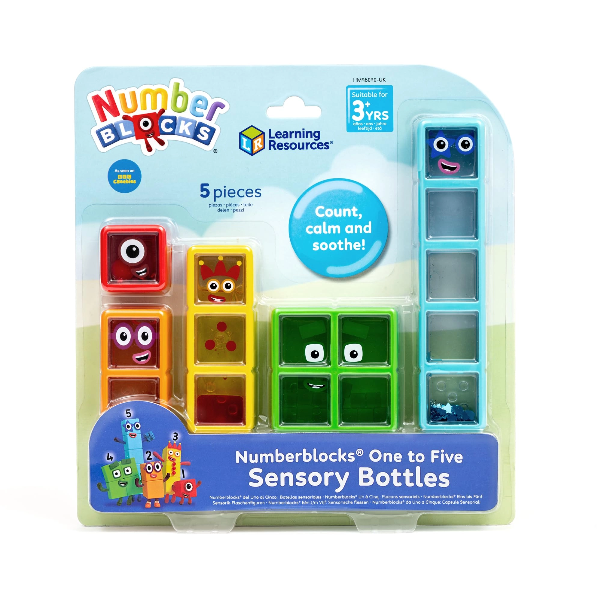 Learning Resources Numberblocks One to Five Sensory Bottles - 36 months - 7 years 5 pieces