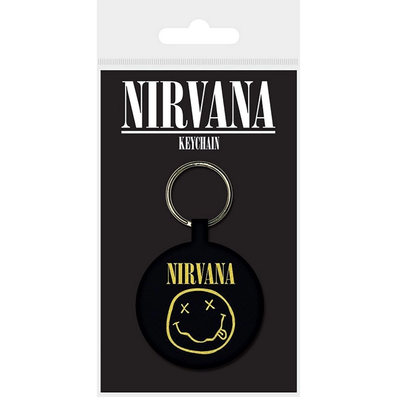 Pyramid International Nirvana Smiley Woven Keychain