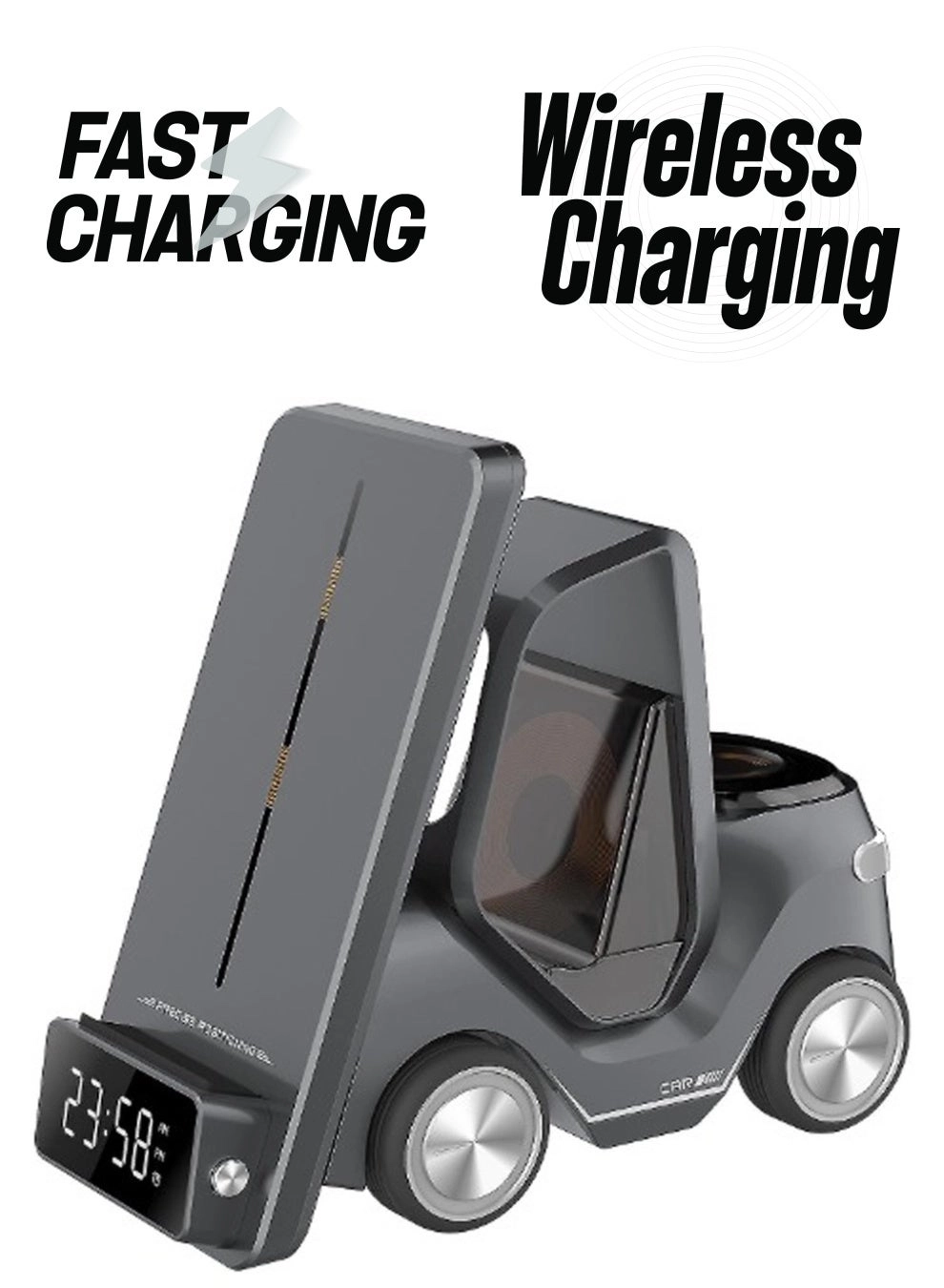 FEND Wireless Charger Dock Station - All mobile phones, headphones, and watches that support wireless charging