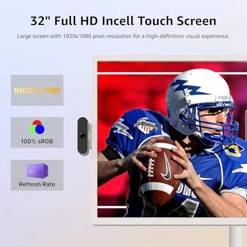 Portable LCD Smart Screen - 1080p 32 Inches