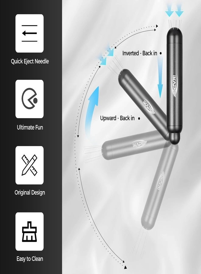 Retractable Coffee WDT Tool - 0.4mm 8 Adjustable Needles