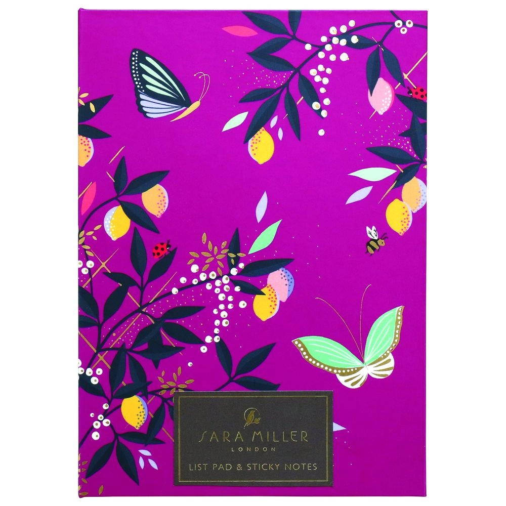 Sara Miller Sticky Notes And List Pad Book 23×12.5cm